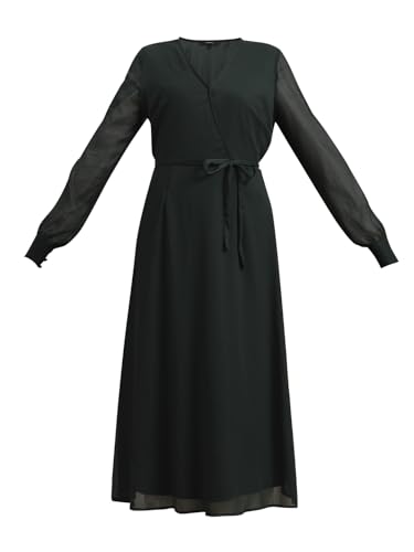VERO MODA Womens Midi Dress Dark Green