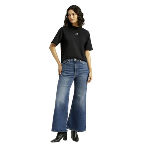 Levi's Women's Mid Rise Flared Fit Blue Jeans