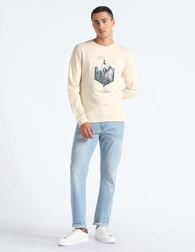 Graphic Print Cotton Sweatshirt