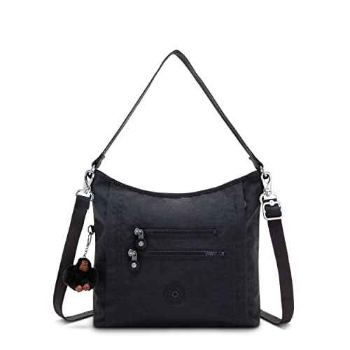 Kipling Women's Belammie Handbag Organized Accessories Large Indoor Removable Shoulder Strap Travel Bag, Black Tone, 10.5''L x 11''H x 4''D, Women's Belammie Bag, Organised Accessories, Large Inside
