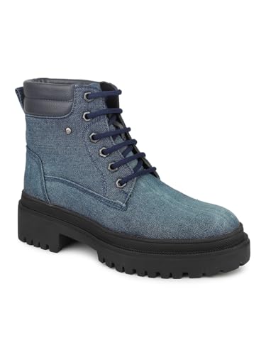 Inc.5 Womens Navy Blue Casual Solid Round Toe Ankle Boots