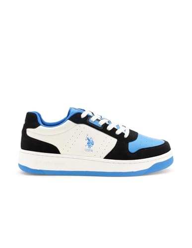 U.S. POLO ASSN. Men Oakley Blue Retro Court Sneakers - (UK11) (US12) (2FD23603B11)