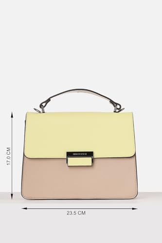Van Heusen Women's Sling Bag- Square Multicolor, Yellow