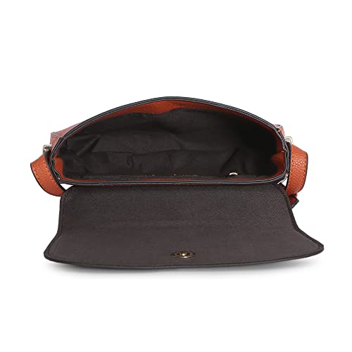 Accessorize London Women's Faux Leather Orange