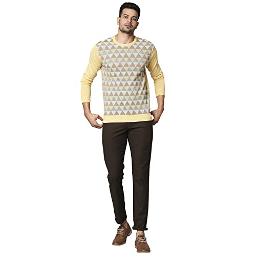 Raymond Medium Yellow Sweater (Size: 44)-RMWX01148-Y3