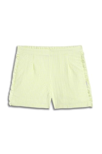 Allen Solly Girls Green Check Shorts