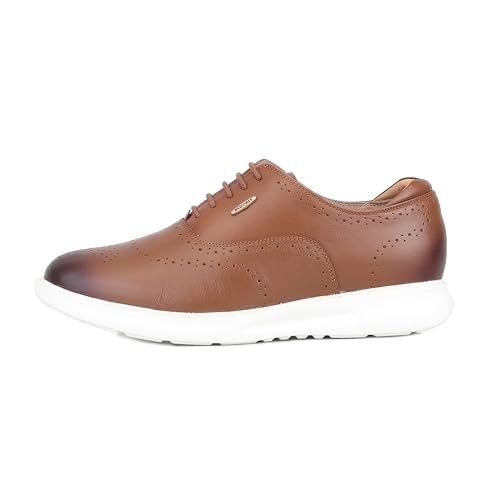 Red Chief Low Ankle Casual Brogue Shoes for Men | Tan UK09