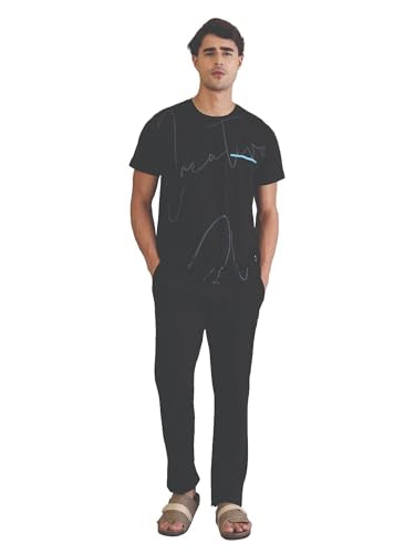 Sweet Dreams Men's Abstract Graphic Printed Pyjama Set