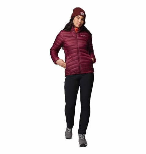 Columbia Women Maroon OmniShield Corelite Down Jacket, XL