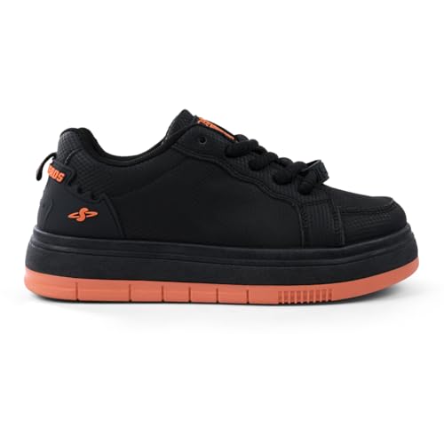 SOLETHREADS Symphony Sneakers for Women | Stylish & Fashionable| Comfortable|Walking Shoes| Lightweight Flexible| Skid-Resistant| Everyday |Casual Shoes for Women|Black|UK 5