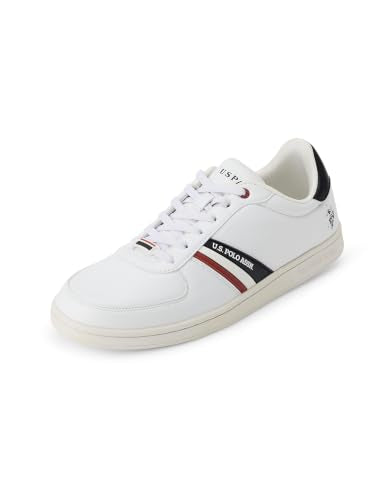 U.S Polo assn. Alco 2.0 Men's Off White Sneaker -(UK9)(US10)(2FD24287A01)
