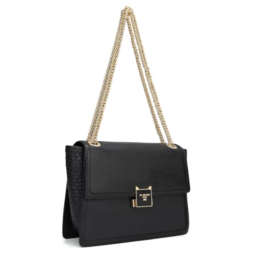 Da Milano Leather Shoulder Bag for Women - Caramel Brown (LB-00432B)