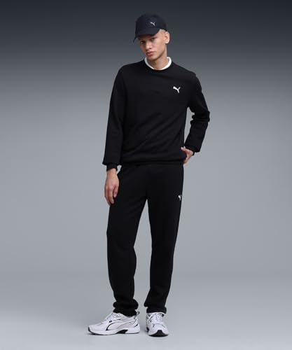 PUMA , Men, ESS ELEVATED Logo Crew Sweat, Black, L (69078301)