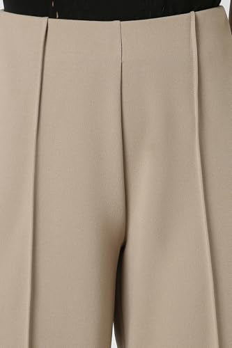 Van Heusen Women's Regular Casual Pants (VWKBPRGFM25529_Khaki