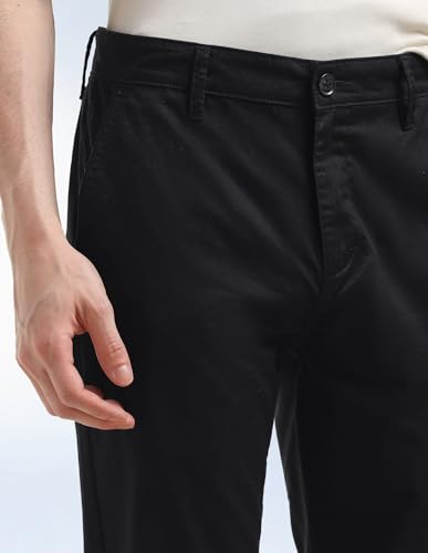 Slash Slim Tapered Fit Mid Rise Trousers