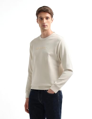 Typographic Embossed Regular Fit Sweatshirt