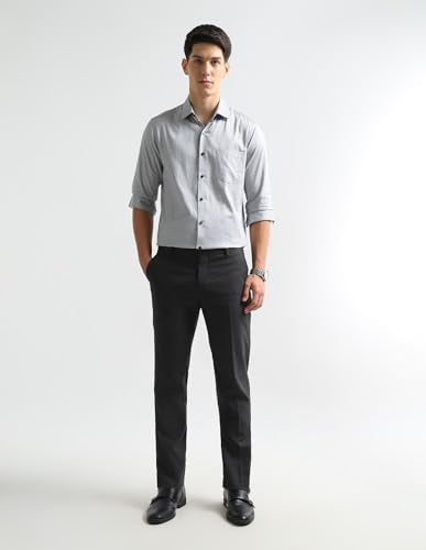 Arrow Grey Formal Shirt_ARAEOSH3088_39