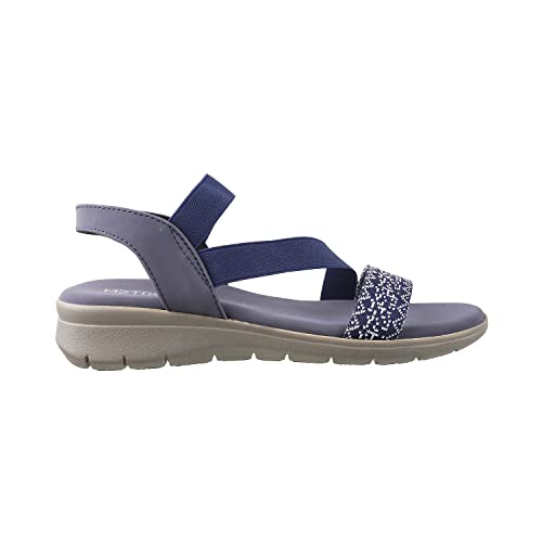 Metro Womens Synthetic Blue Sandals