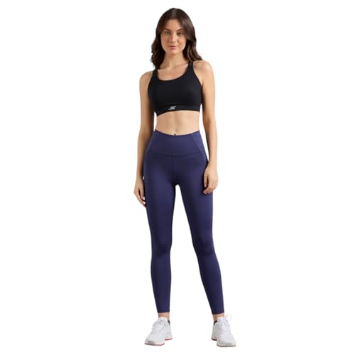 Skechers Women's Skinny Leggings (LG42-NVPR_Navy/Purple