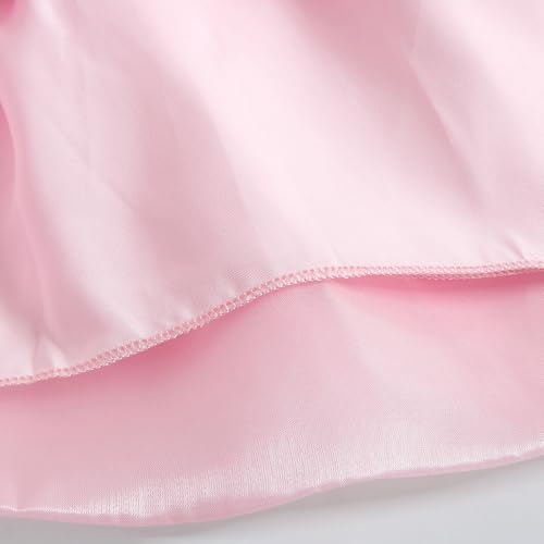 Hopscotch Girls Pink Sleeveless 3D Floral Party Dress with Headband for Age (4-5 Years)