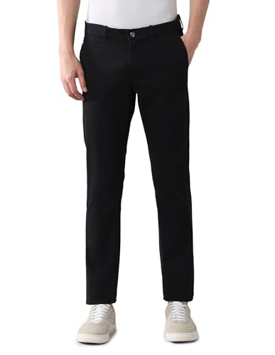 Arrow Sport Men's Slim Fit Autoflex Trousers Black