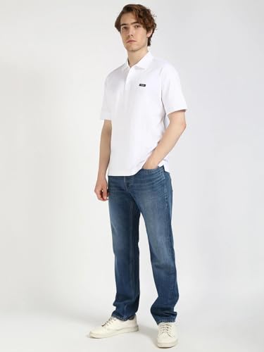 Calvin Klein Jeans Men's Straight Jeans (J3263941AA_Dark Blu Slvdge