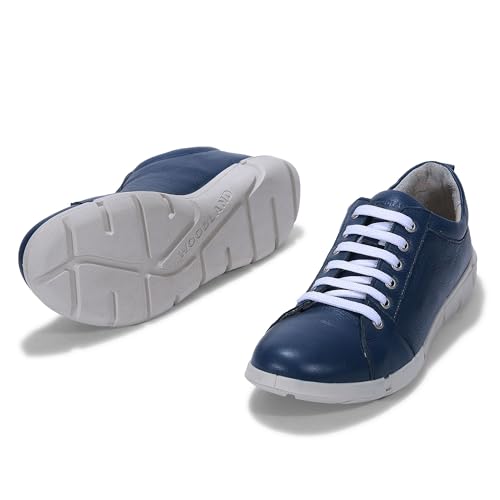 Woodland Women Navy Sneakers | Casual Shoes for Men, Outdoor Shoes, Comfortable Footwear, lace up Shoes, Durable Shoes