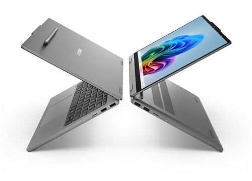 Lenovo IdeaPad 5 2-in-1 AMD Ryzen 7 445 (16GB RAM/512GB SSD/14 (35.5cm)/WUXGA IPS/Copilot+PC/Windows 11/MS 365 Basic+Office 2024/Lenovo Pen Gen 2/Grey/1.54Kg), 83UH000HIN Convertible Laptop