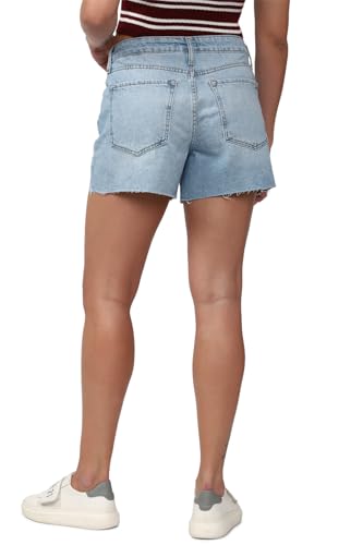 FOREVER 21 women's Boyfriend Shorts (460849_Blue