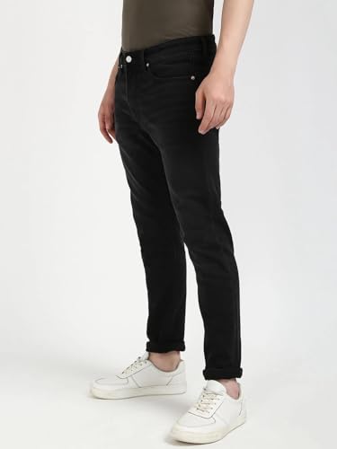 Calvin Klein Jeans Men's Tapered Jeans (J3264171BY_Washed Black
