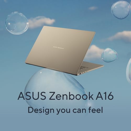 ASUS Zenbook A16 (2026),Snapdragon X2 Elite Extreme,Qualcomm Adreno iGPU,24GB RAM,512GB SSD,OLED,16"(40 cm),Win 11,M365 Basic(1Y),Office 24,Zabriskie Beige,1.2 Kg,UX3607OA-SQ141WS,Thin & Light Laptop