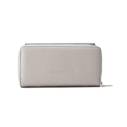 Lino Perros Men Faux Leather Avril Dual Tone Daily Grey Wallet