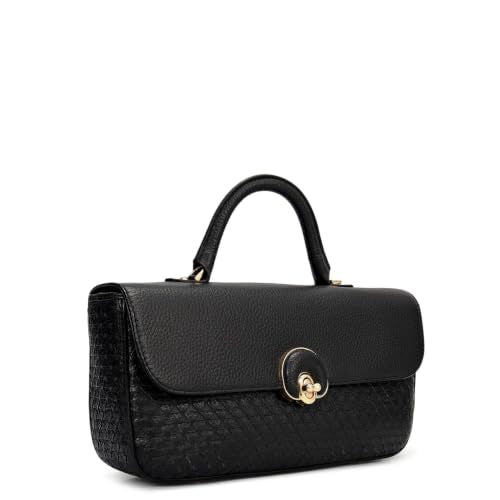 Da Milano Leather Book Tote for Women - Caramel Brown (LB-02145)