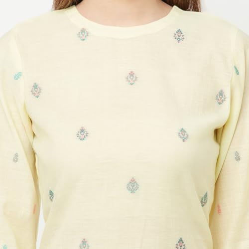 AFSA Women Summer Wear Organic Cotton Woven Design Unstitched Dress Material With Dupatta