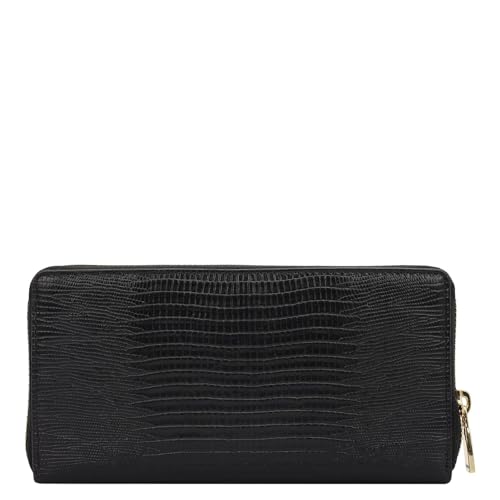 Da Milano Premium Leather Wallet for Women | Multi Compartment Travel Wallet - Black