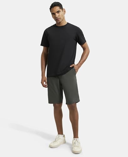 Jockey Men s Straight Fit Shorts 1203 Forest Green Medium