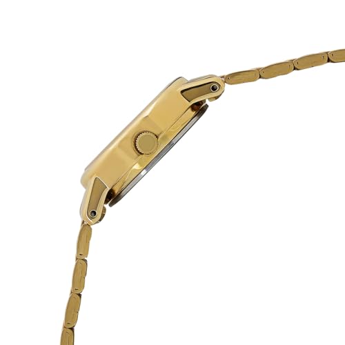 Titan Karishma Quartz Analog Champagne Round Dial Golden Stainless Steel Strap Watch for Women - NT2593YM01
