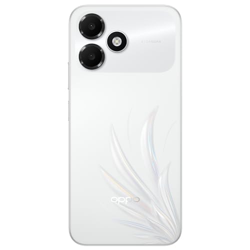 Oppo A6c 4G (Feather White, 4GB RAM, 64GB Storage) | 7000mAh Long-Lasting Battery | 120Hz Ultra Bright Display | IP64 Protection | 13MP Camera-with No Cost EMI/Additional Exchange Offers