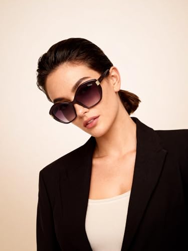 IDEE 100% UV protected sunglasses | Women | Pentagon | Full Rim | Gradient | Pink-Frame | Grey-Lens | Large