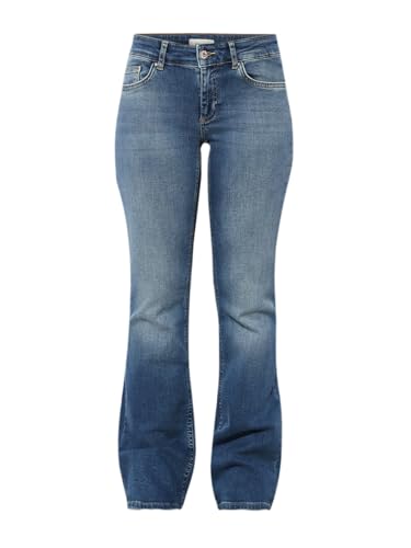 ONLY Women's Low Rise Flared Jeans Medium Blue Denim