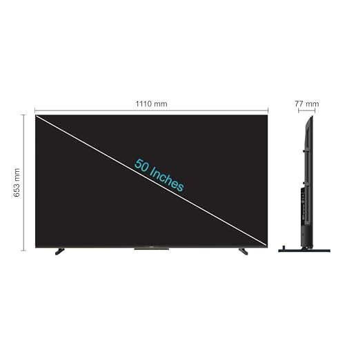 PHILIPS 127 cm (50 inches) 8100 Series 4K Ultra HD Smart QLED Google TV 50PQT8100/94
