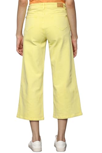 Allen Solly Women Yellow Regular Fit Dark Wash Jeans