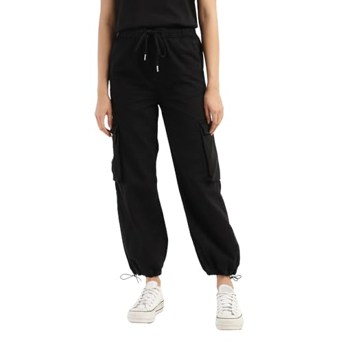 Levi's Women's Black Relaxed Fit High Rise Jeans