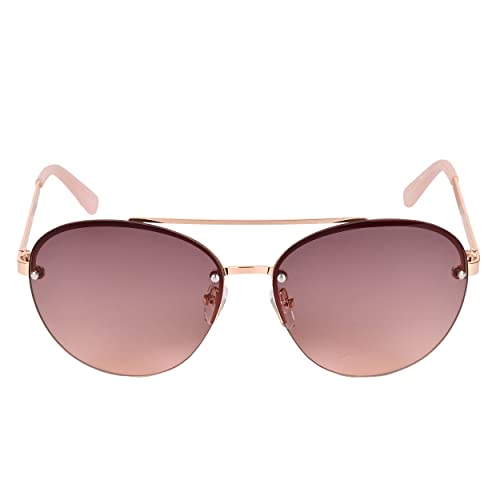 KENNETH COLE Rose Gold Metal Sunglasses KC1419 57 28F