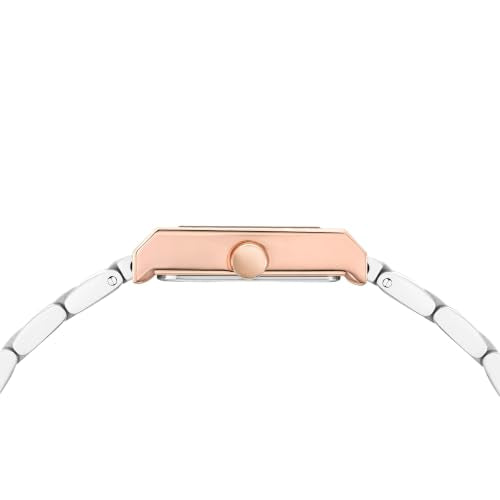 Daniel Wellington Square 24mm Silver Dial Analog Women Watch - DW0DL2800