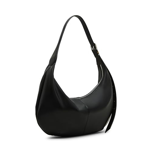 Steve Madden womens Steve Madden Olga Soft Hobo Bag, Bolga - Black, One Size