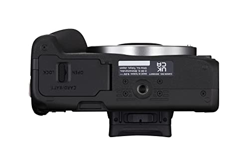 Canon EOS R50 RF-S18-45mm f/4.5-6.3 is STM Mirrorless Camera (Black)- 4K Video Vlogging with 24.2 MP