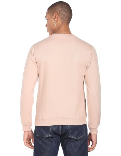 Crew Neck Typographic Print Sweatshirt