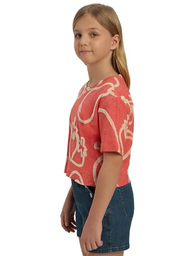VERO MODA Girl Regular Fit Pink Tshirt