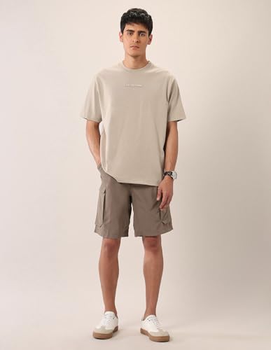 U.S. POLO ASSN. Denim Co. Men's Oversized Fit Pure Cotton T-Shirt